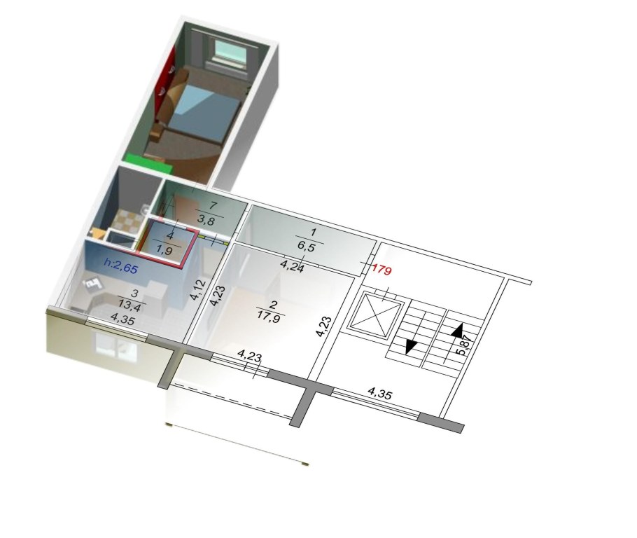 Схема перепланировки квартиры