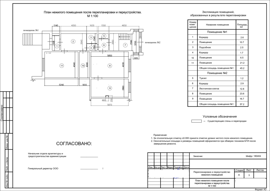 Проект перепланировки квартиры