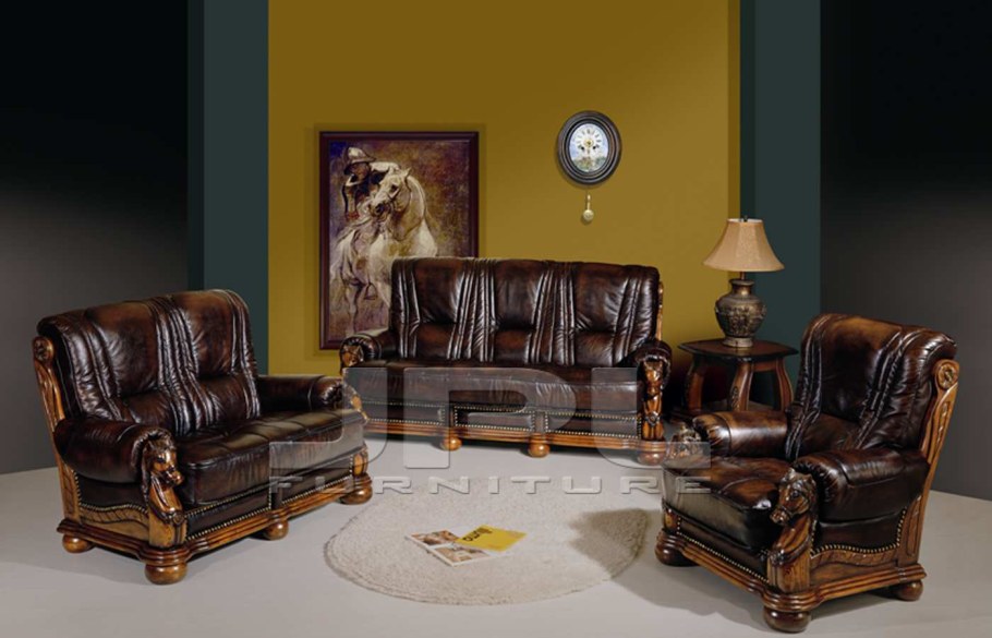 Мягкая кожаная мебель JPL Китай Италия