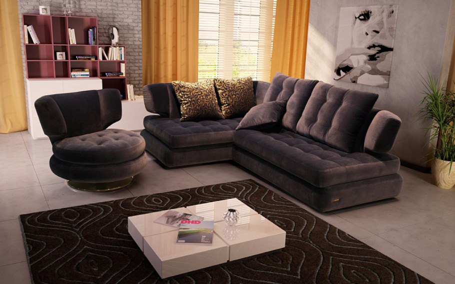 Диван вельвет Эмеральд