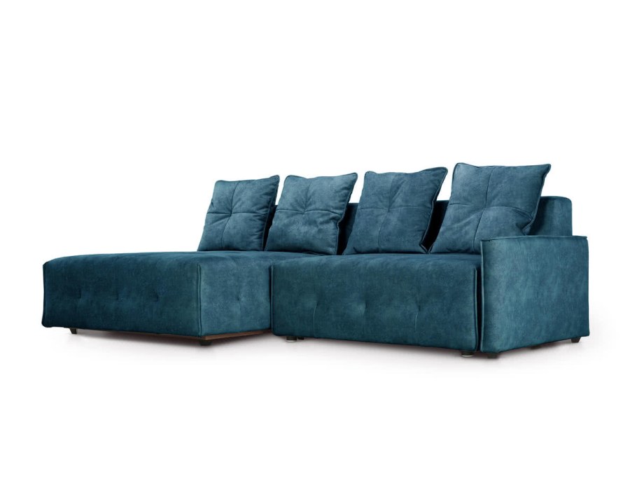 Диван в стиле лофт с каретной стяжкой