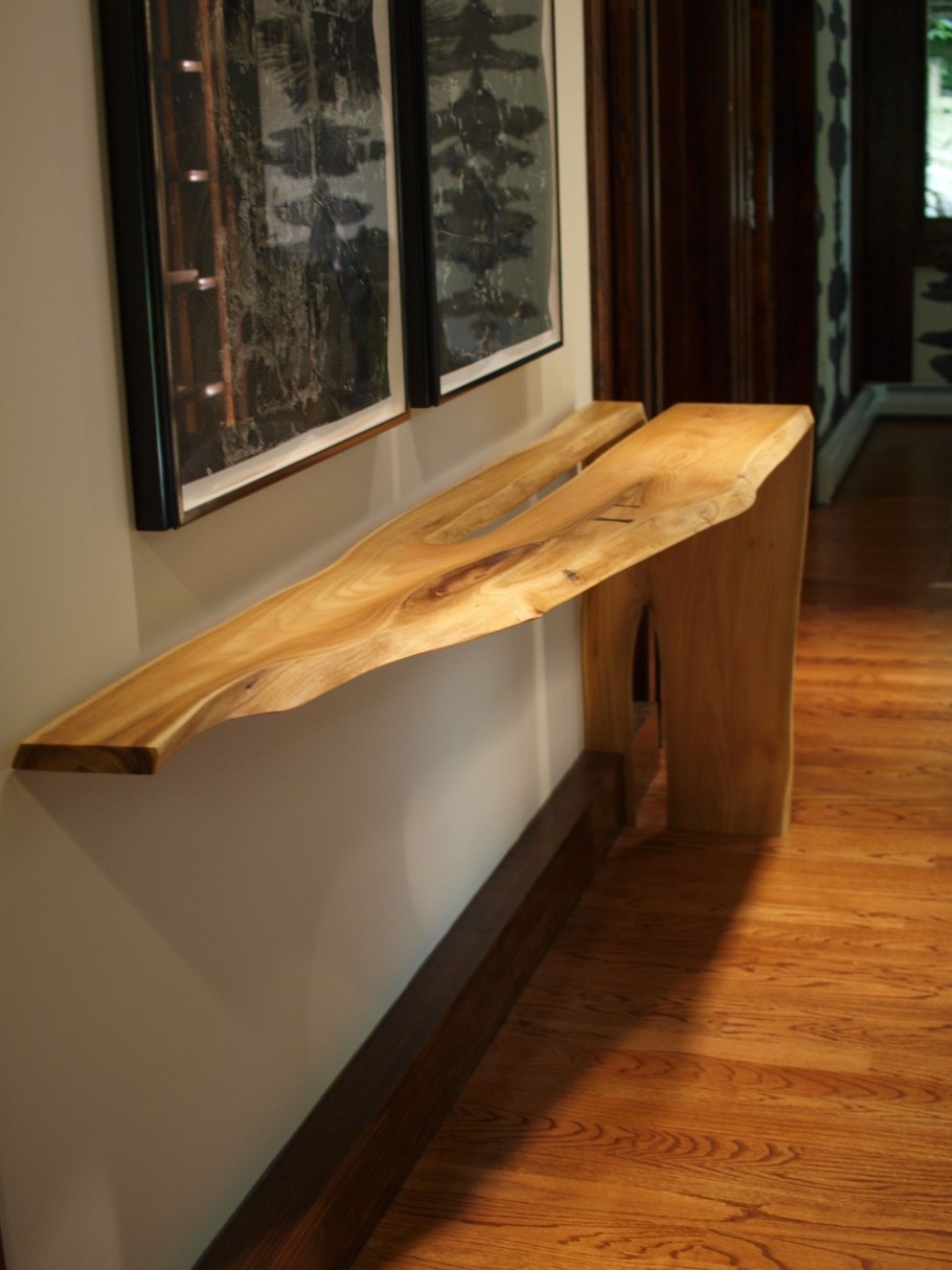 Полка из слэба лофт