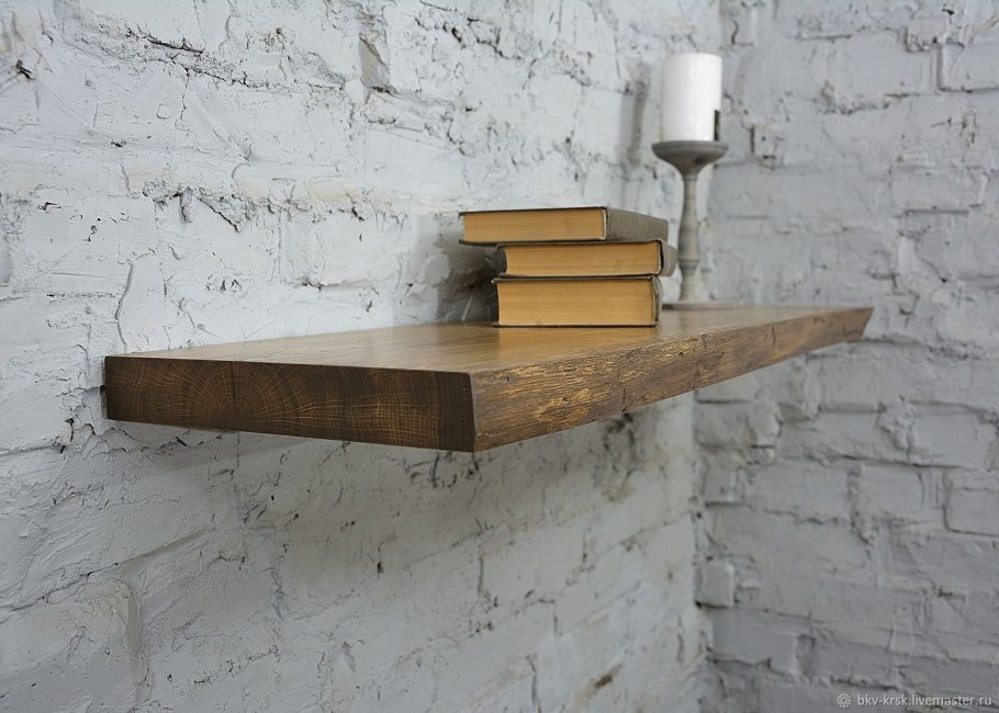 Декоративная полка для камина
