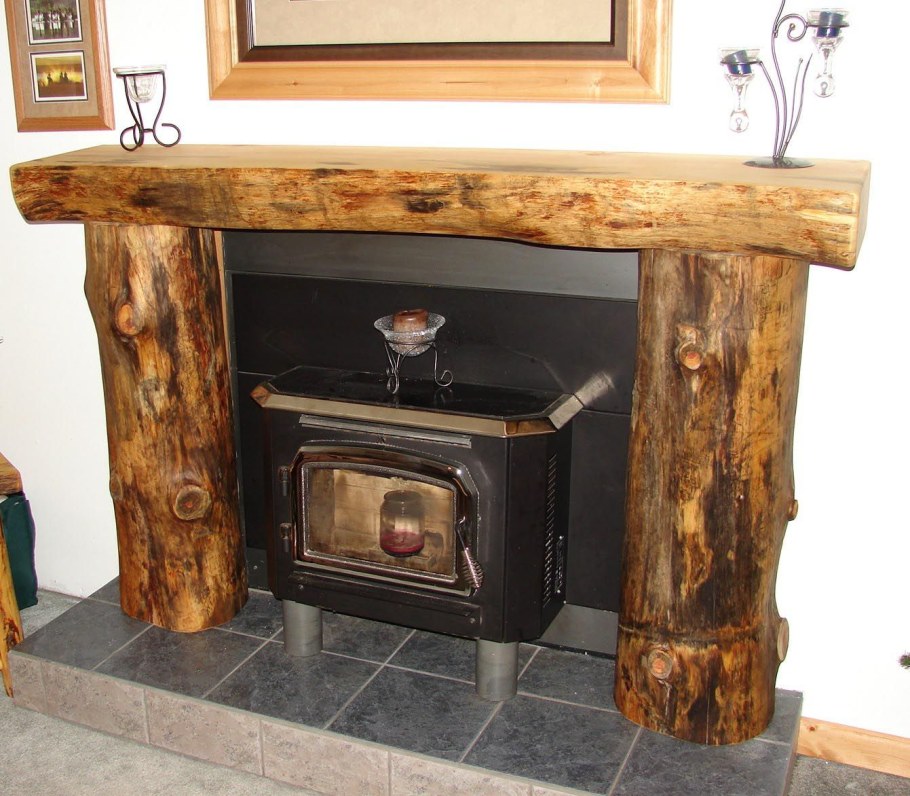 Фальш камин в стиле лофт