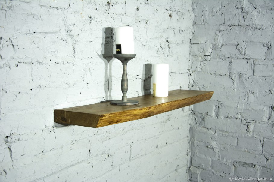 Деревянные полочки на стену