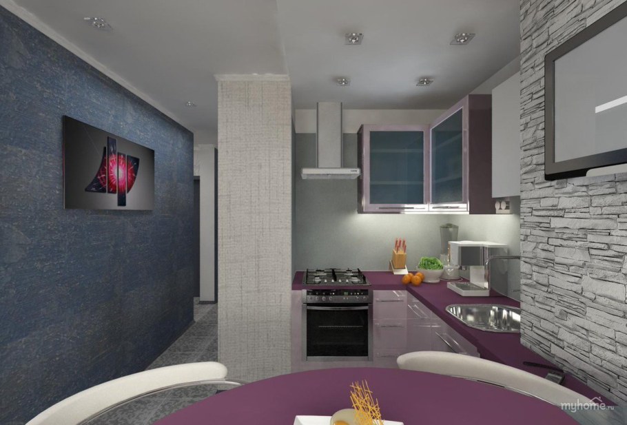 Соединить кухню с гостиной