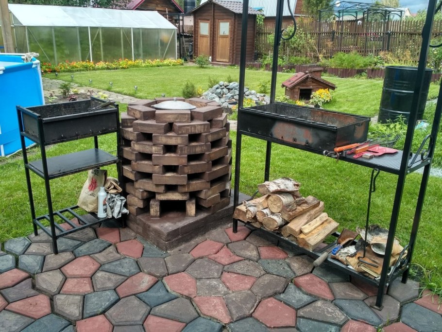 Площадка для мангала