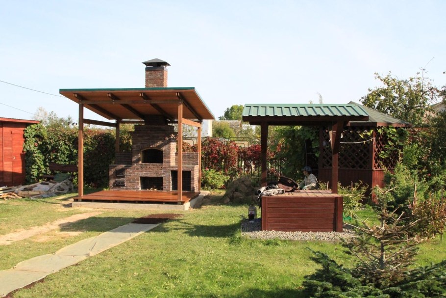 Обустройство барбекю на даче