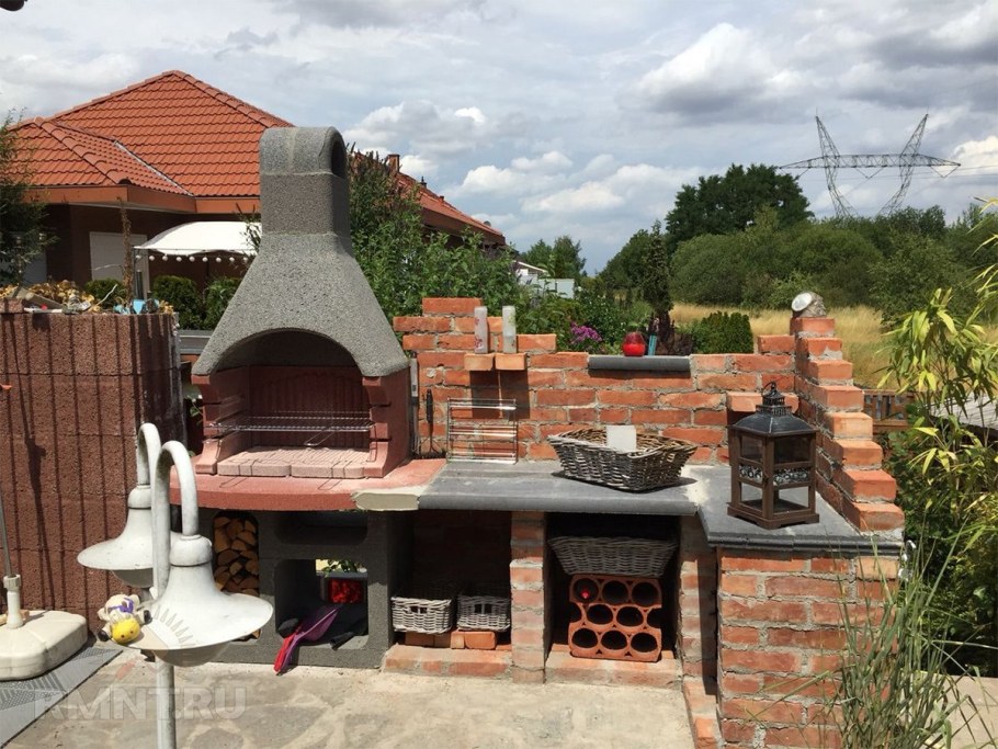 Костровая зона, мангал. Костровище