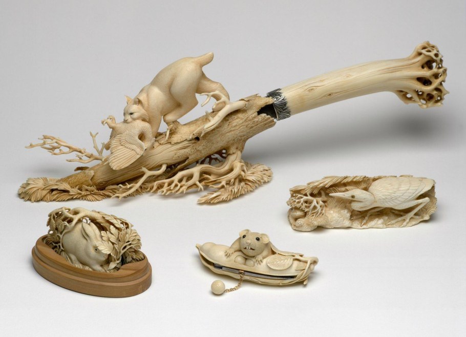 Михаил Мишуков резьба по кости