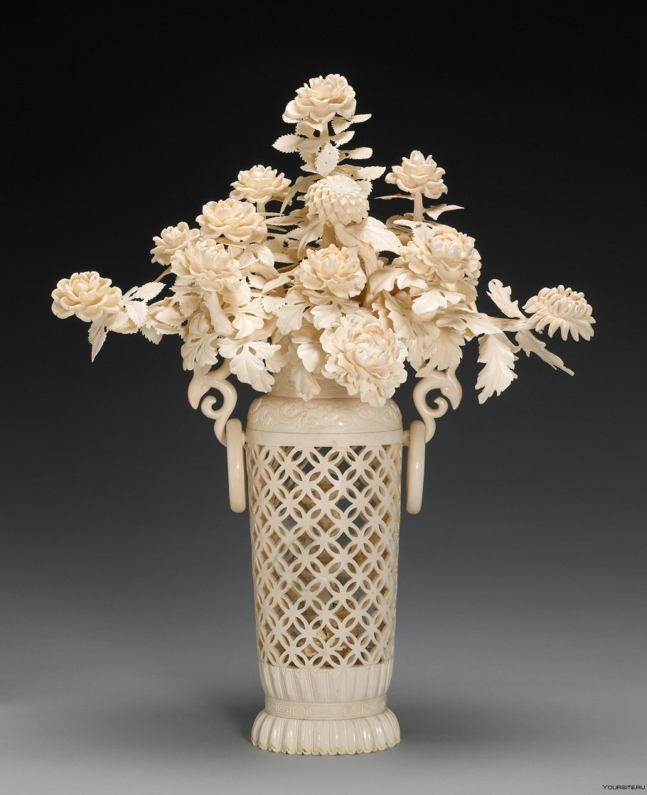 Китайская резьба по кости Кантонская школа