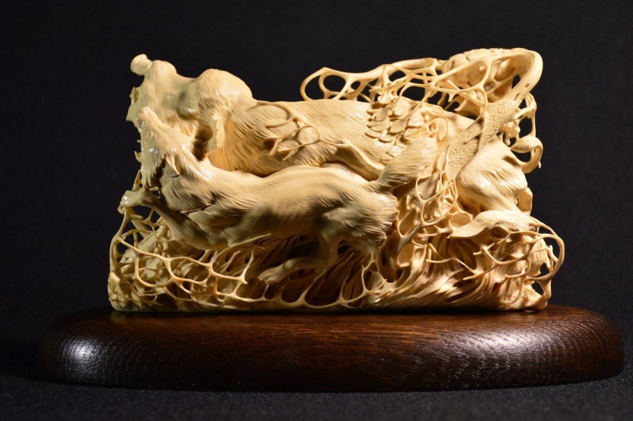 Дмитрий Городецкий резьба по кости