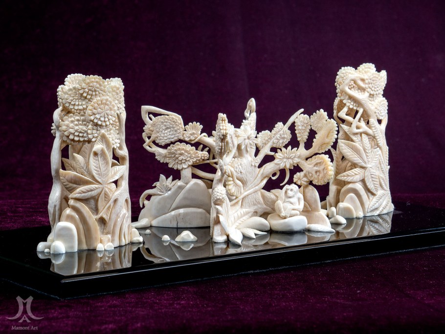 Резьба по бивням мамонта Китай