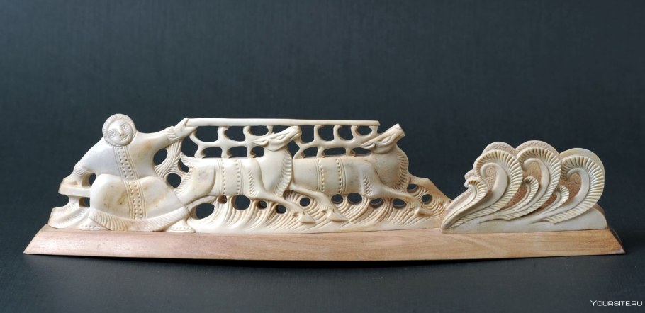 Холмогорский музей резьба по кости