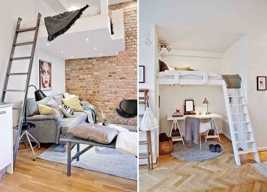 Спальное место на антресоли