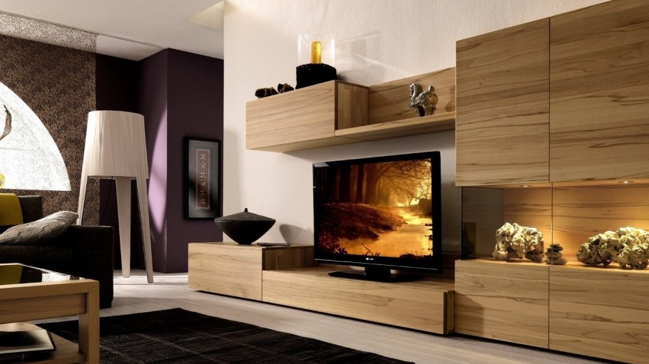 Стильные стенки в гостиную
