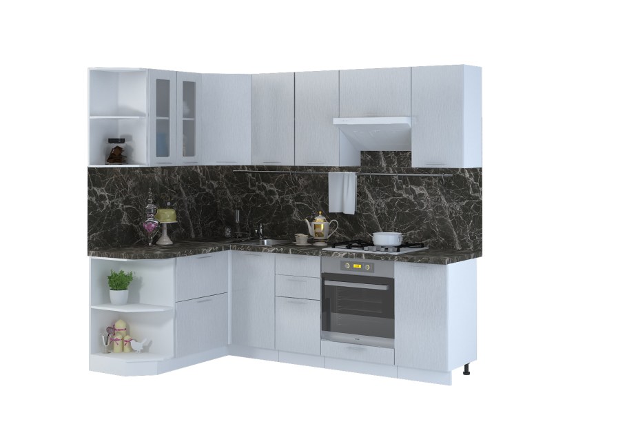 Кухня Валерия Сурская мебель антрацит