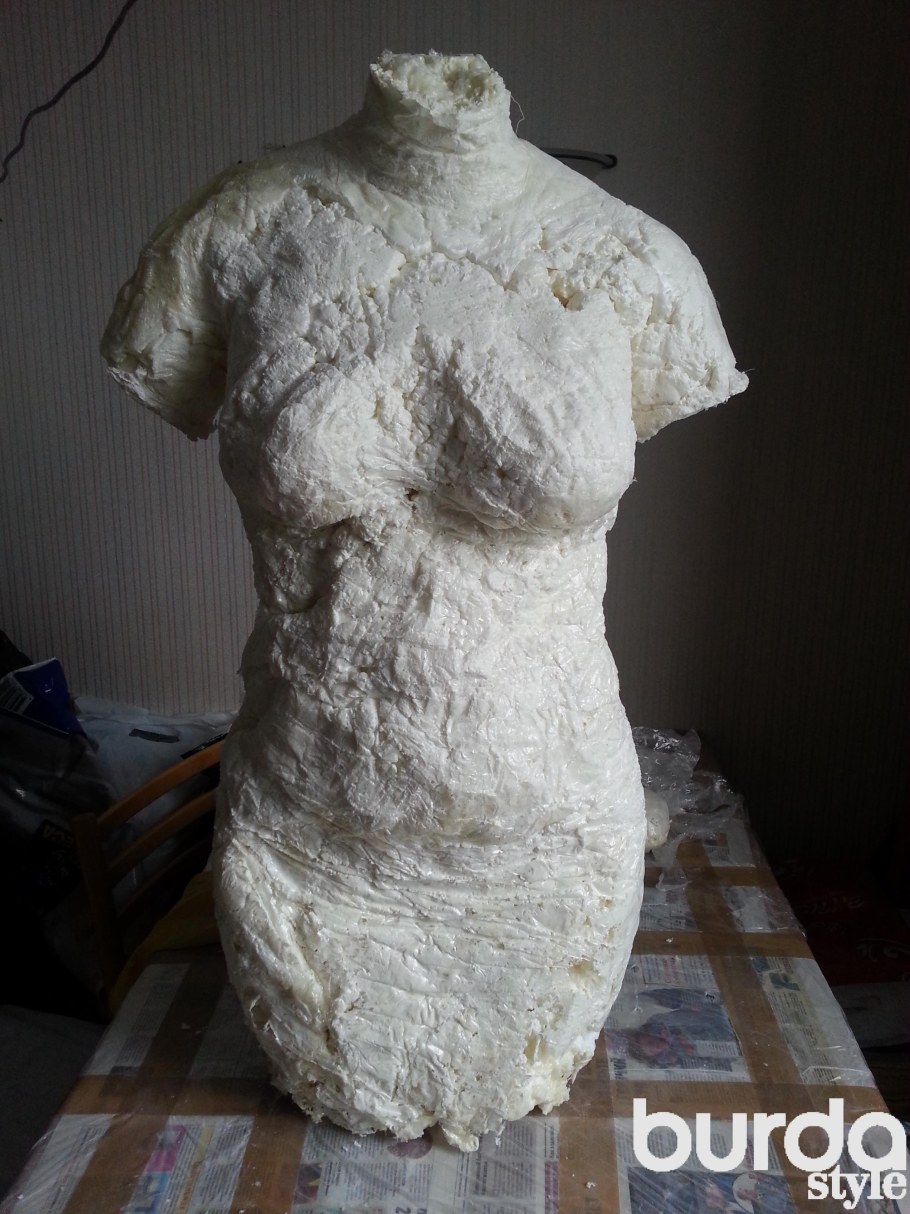 Папье маше манекен