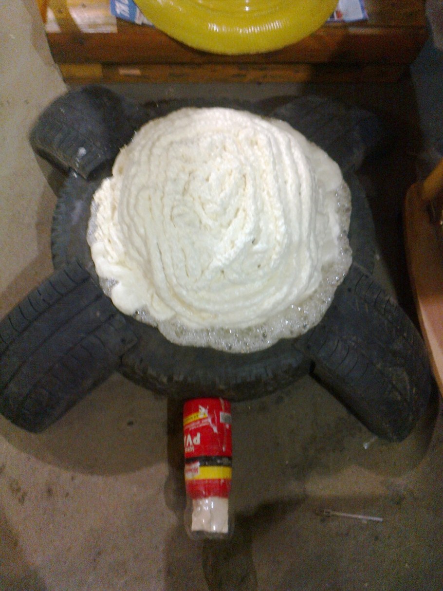 Цветники из строительной пены