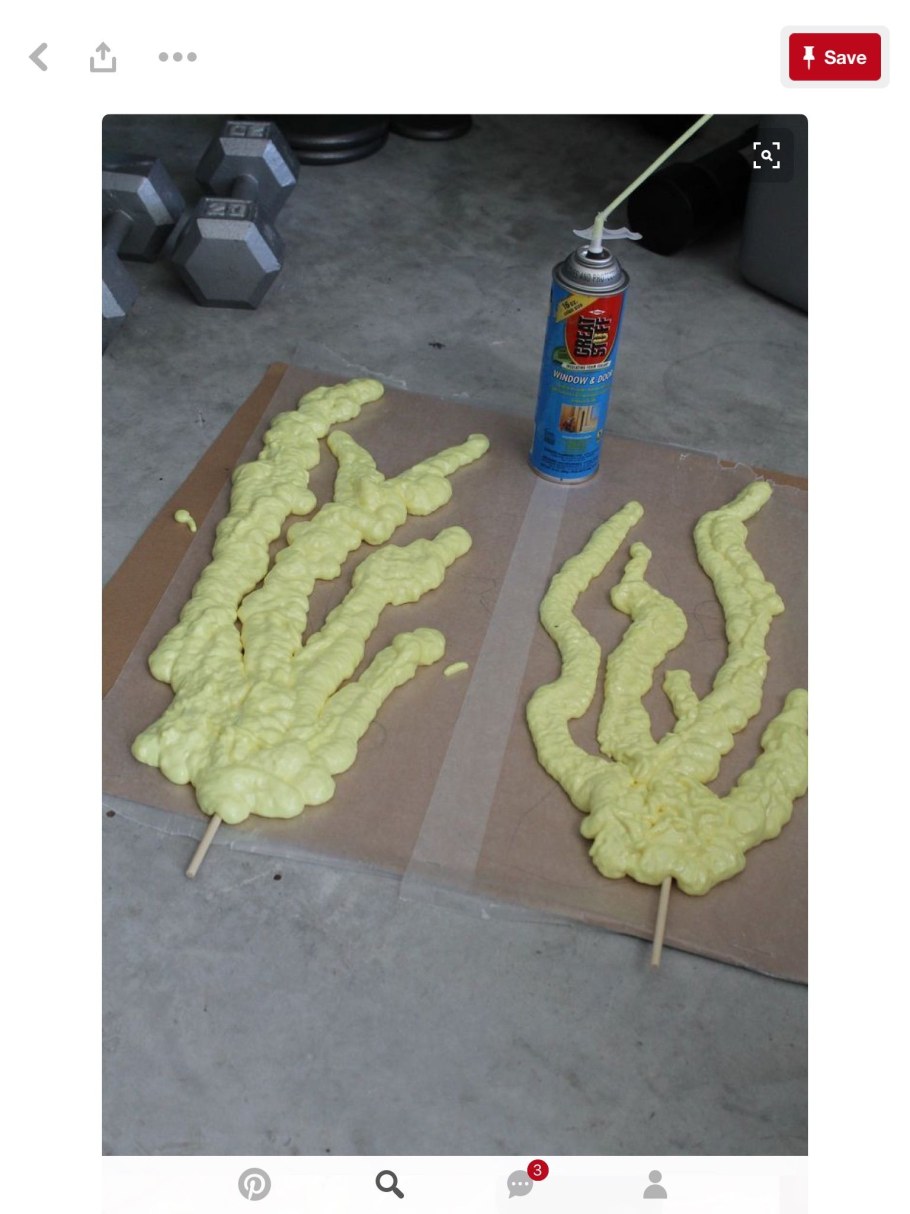 Декор из монтажной пены