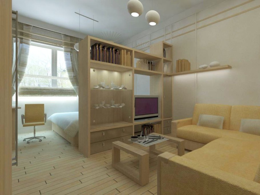 Разделить комнату на две зоны