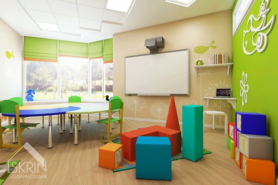 Интерьер детского развивающего центра