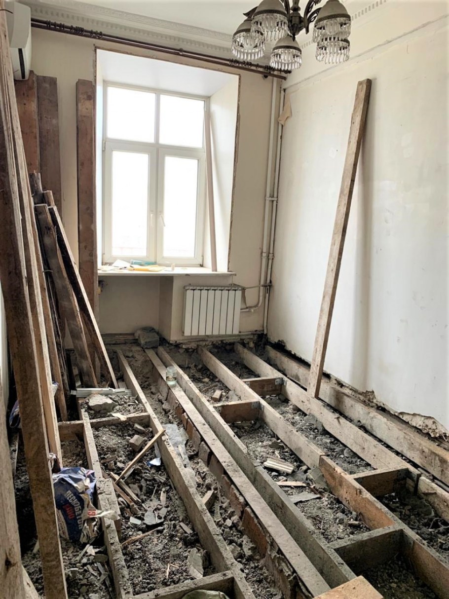 Деревянные перекрытия в сталинке