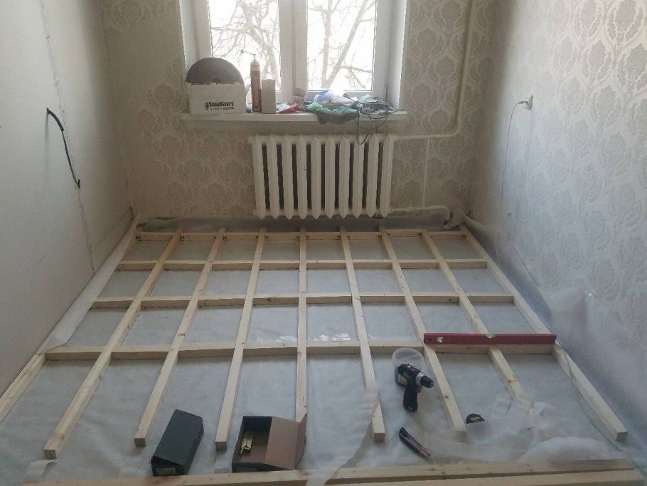 Выравнивание пола в хрущевке