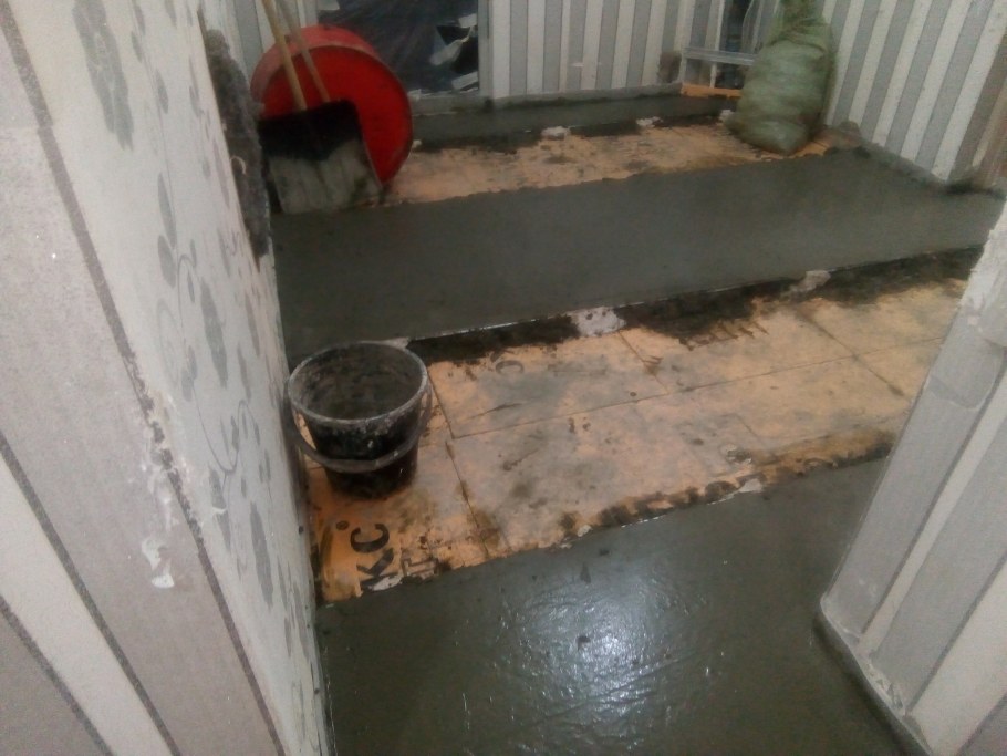 Стяжка пола в хрущевке
