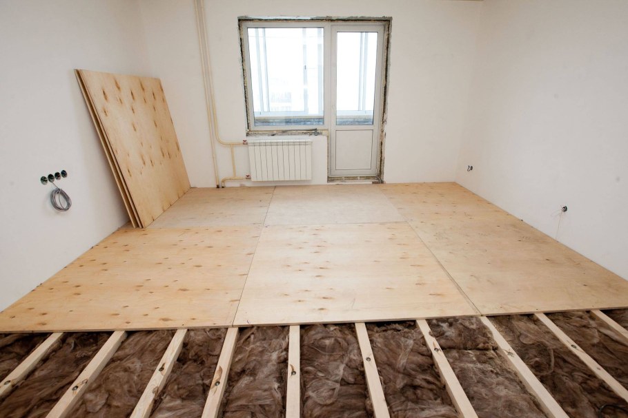 Теплый пол на фанеру