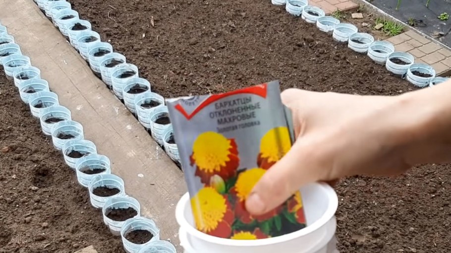 Бордюры для грядок из кирпича