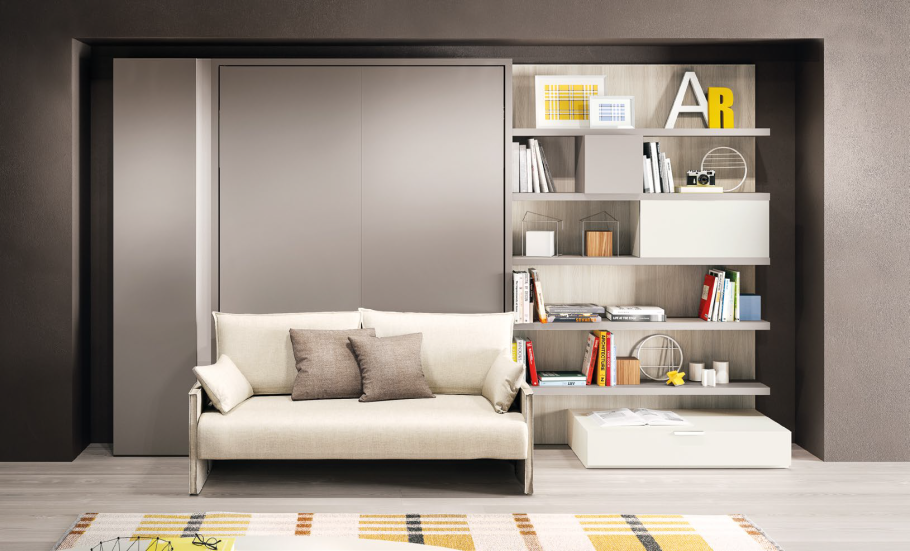 Угловой шкаф в гостиную