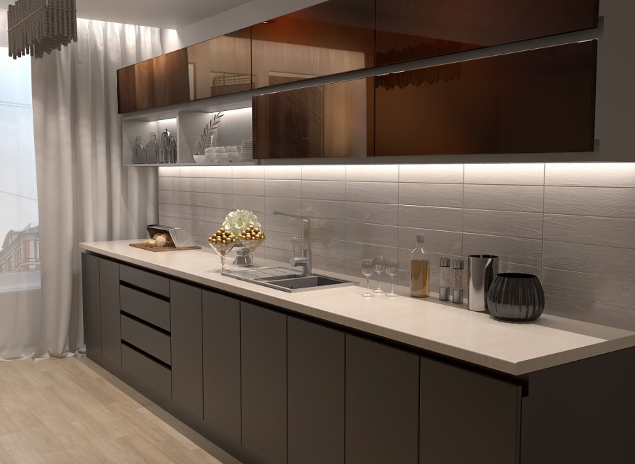 Желтые кухни