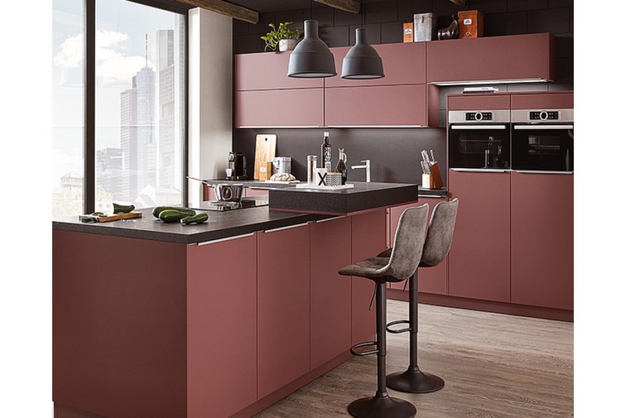 Яркий интерьер кухни