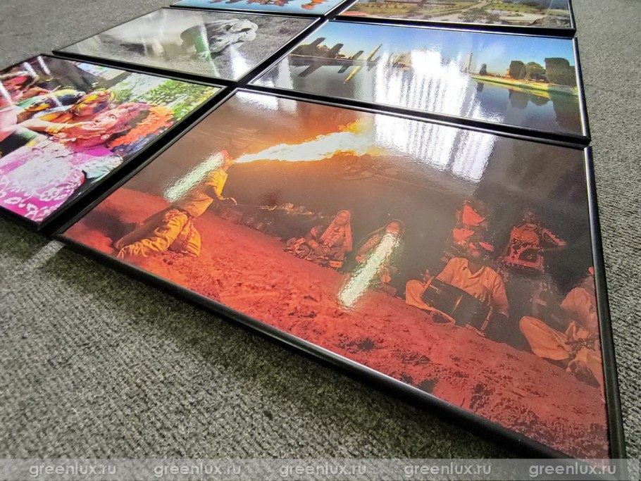 Печать с накаткой на пенокартон