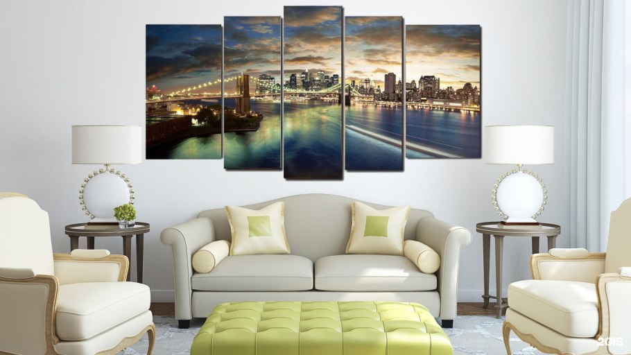 Картины на пенокартоне в интерьере