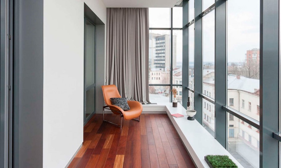 Панорамное остекление лоджии