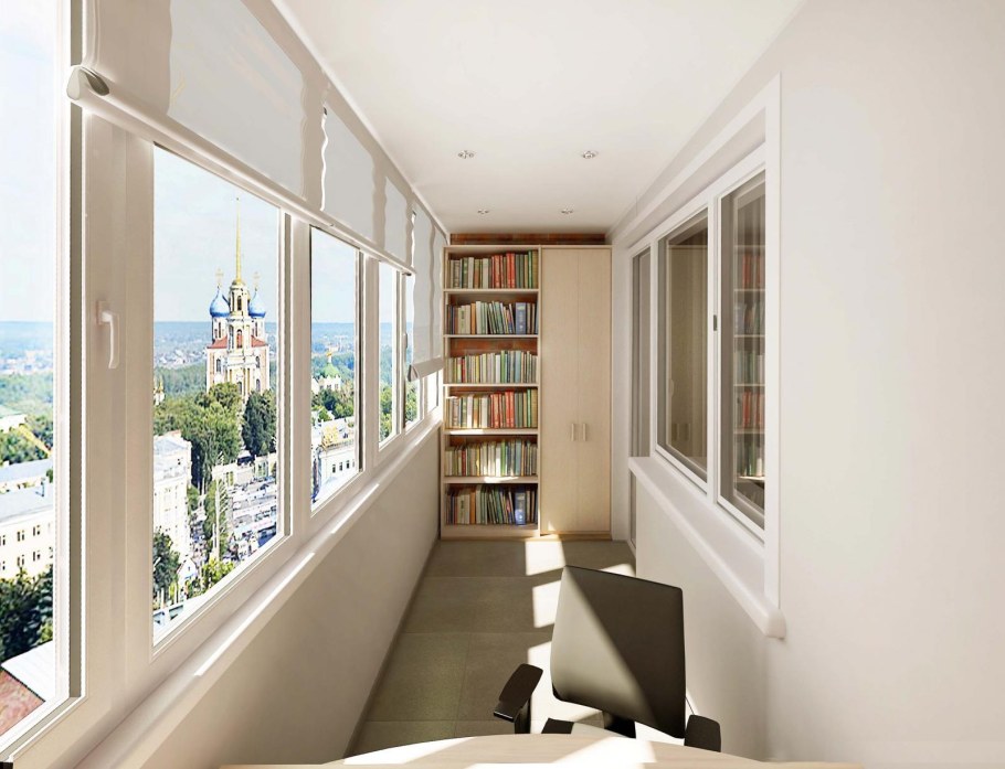 Балкон в стиле Сканди