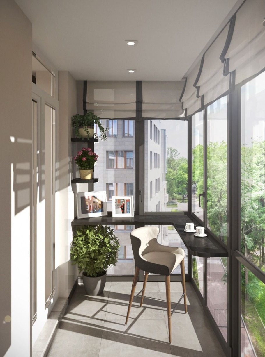 Витражное остекление лоджии