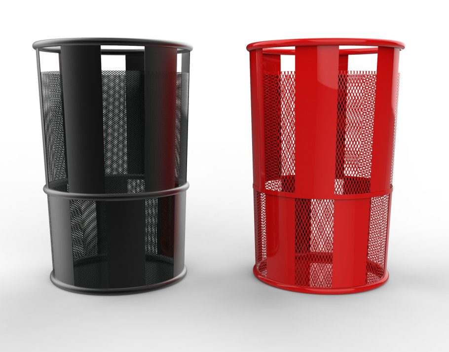 Реклама на урнах