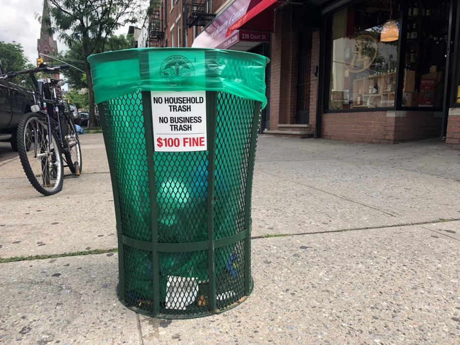 Litter bins for Bicycles
