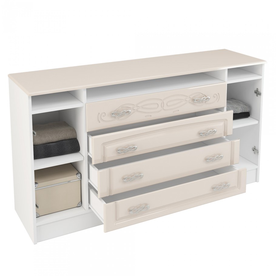 Спальня Венеция жемчуг модульная