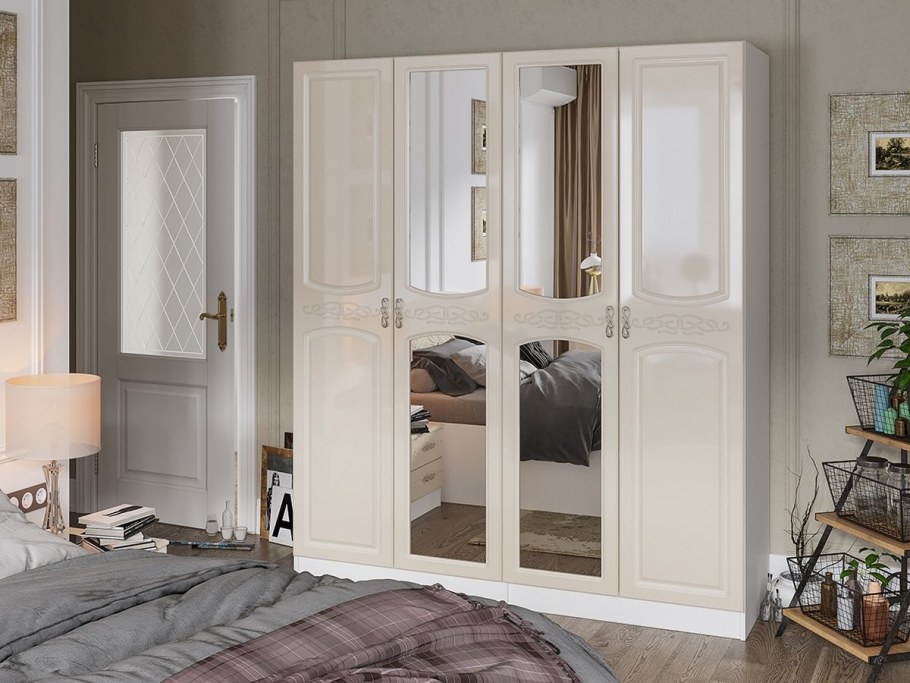 Спальня Венеция жемчуг модульная