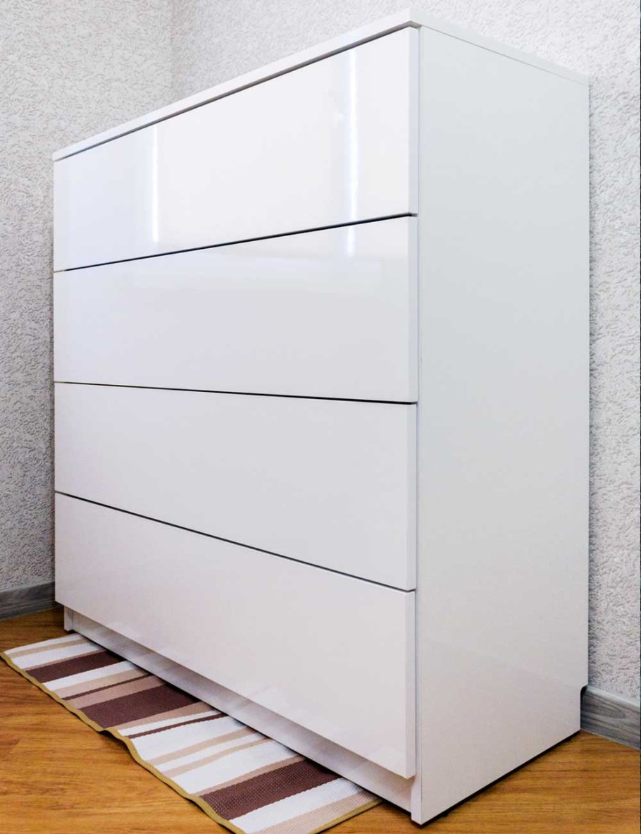 Эггер белый глянец МДФ