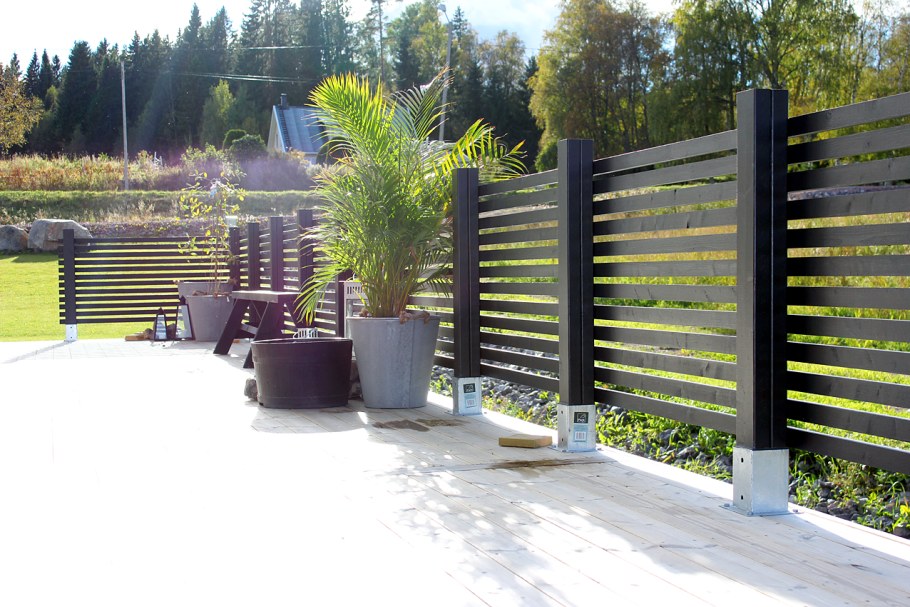 Прозрачные заборы для частного дома