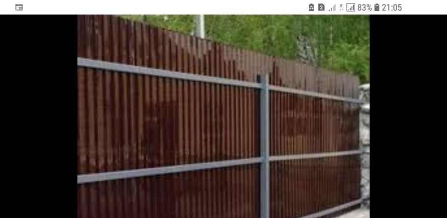 Прозрачный забор