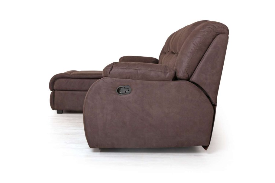 Диван 2-местный с двумя механизмами «реклайнер» Ридберг Баффало лава