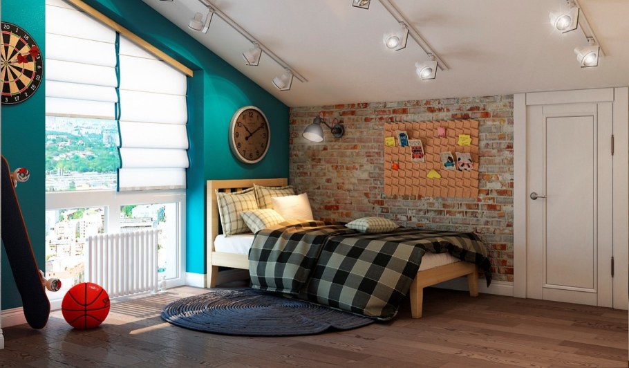 Стильная комната студента