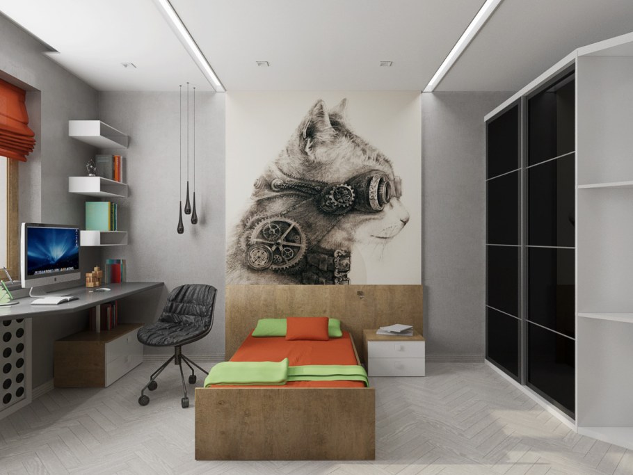 Комната подростка с элементами лофт