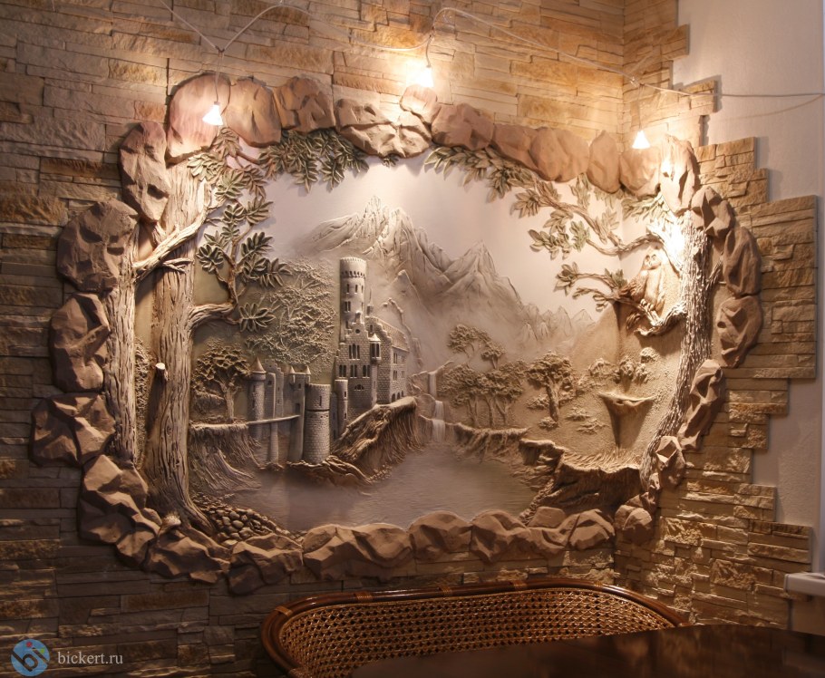 Декоративная штукатурка барельеф